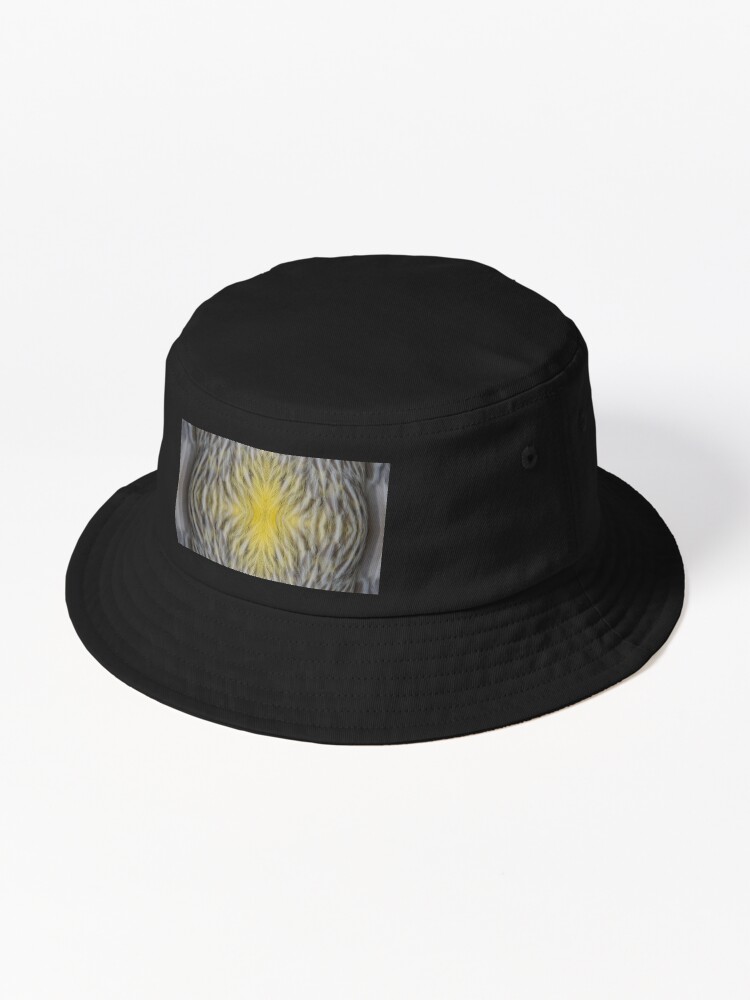 Thumbnail 1 of 6, Bucket Hat, Wattle Bird Feathers at Magpie Springs by Adelaide Artist Avril Thomas designed and sold by MagpieSprings.
