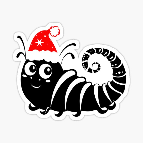 Item preview, Christmas Caterpillar Cheer designed and sold by JollyCritters.