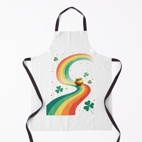 Item preview, Rainbow and Pot of Gold Fantasy Scene designed and sold by VibeTCreations.