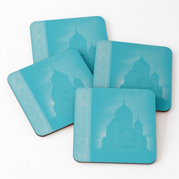 Item preview, Moscow Church Солнцево _turquoise  designed and sold by moongazed.