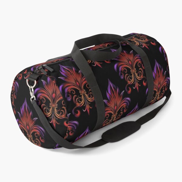 Item preview, Fleur de Lis Pattern: Red/Purple/Orange designed and sold by muskitt.