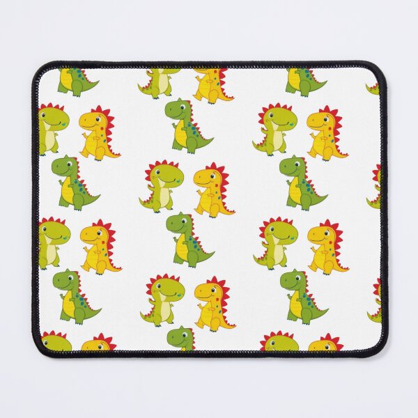 Item preview,  Cute Green & Yellow Dinosaures designed and sold by adlkh.