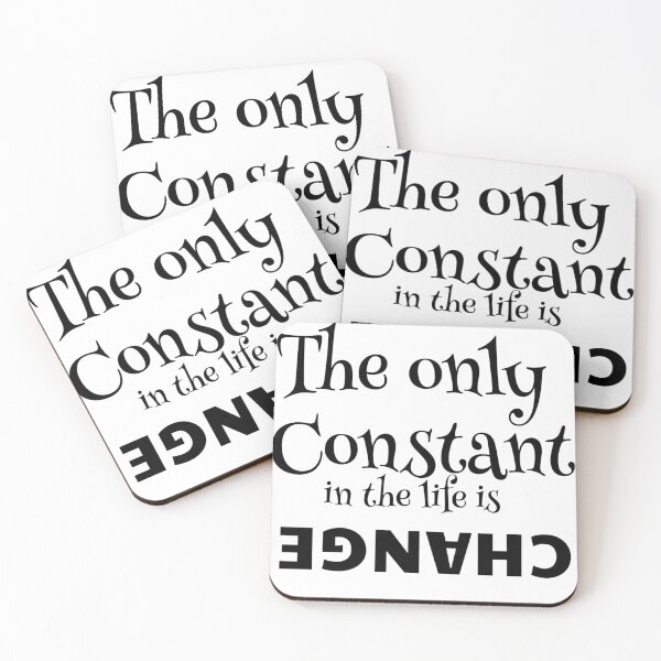 Item preview, Then only constant in life is Change designed and sold by VaniTrek.