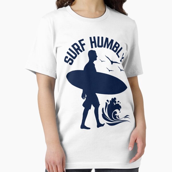 Artikel-Vorschau von Surf Humbly im Vintage-Stil - Marineblau, designt und verkauft von SurfingLocales.