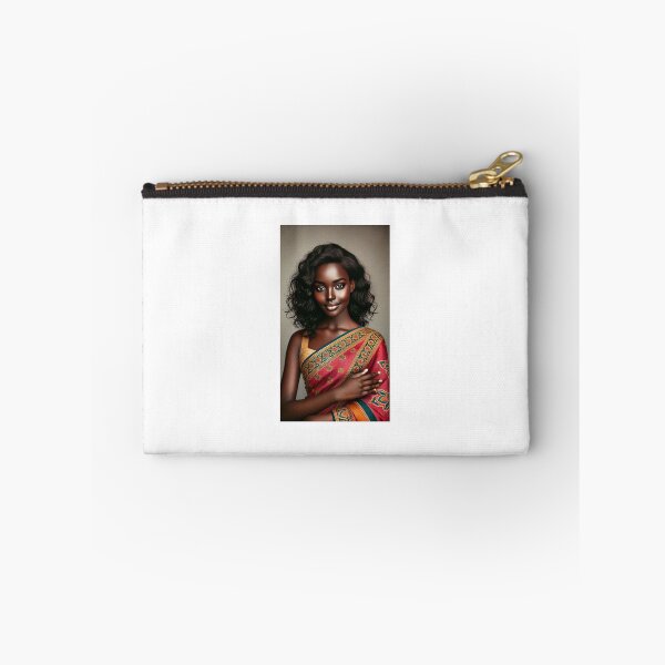 Item preview, "Elegant African Women in Saree | Cultural Digital Art" designed and sold by ethnicdigital.
