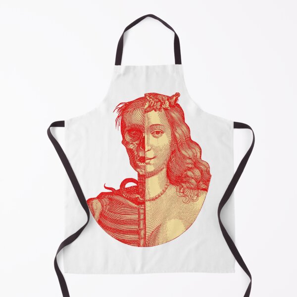 Item preview, Half Skeleton Half Woman Bust - Coral Colour designed and sold by MAGGDDigital.