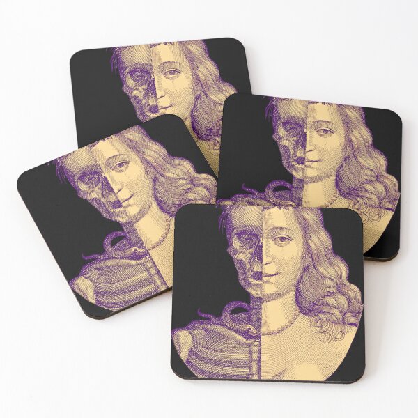 Item preview, Half Skeleton Half Woman Bust - Natural Tones designed and sold by MAGGDDigital.