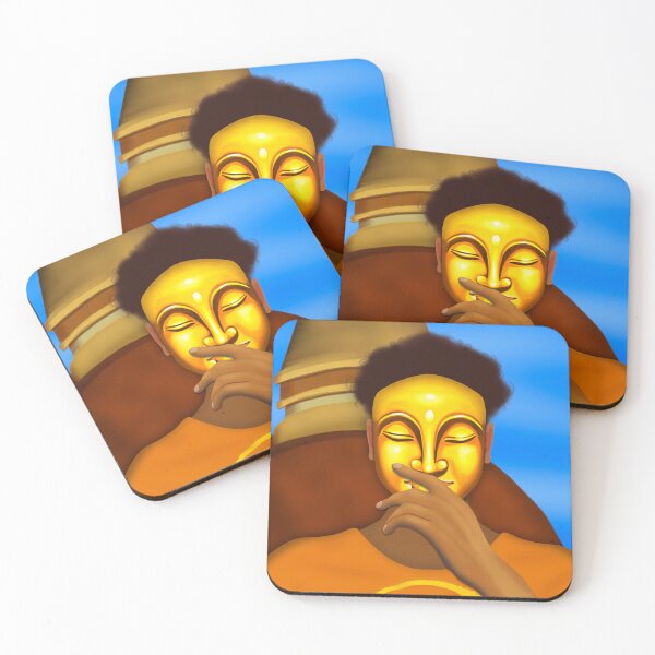 Item preview, Wearing Buddha’s Golden Mask designed and sold by Wayne Young Arts.