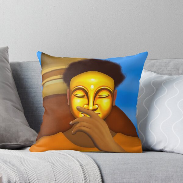 Item preview, Llevando la máscara dorada de Buda designed and sold by Wayne Young Arts.