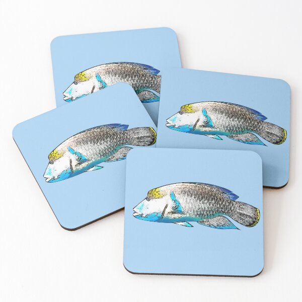 Item preview, Maori Humphead Wrasse Black Alternate Design  designed and sold by designsasstultd.