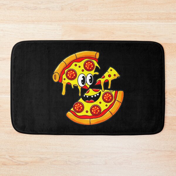 Artikelvorschau, Lustiges Pizza-Lächeln-Gesichts-Design entworfen und verkauft von SteezeeStore.