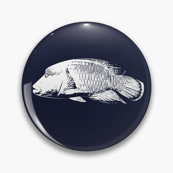 Item preview, Maori Humphead Wrasse White Design  designed and sold by designsasstultd.