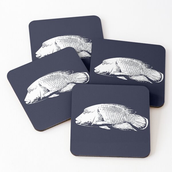 Item preview, Maori Humphead Wrasse White Design  designed and sold by designsasstultd.