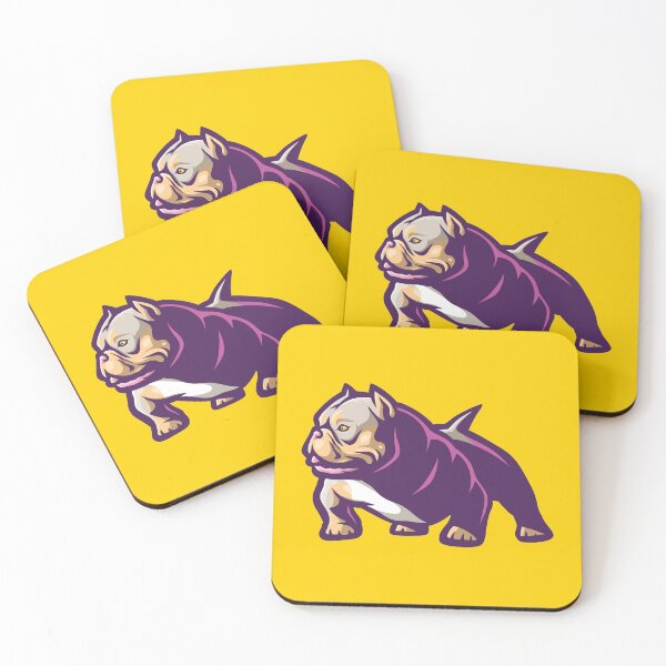 Item preview, Exotic Bully purple sports logo vector art lilac tricolor designed and sold by MBA.
