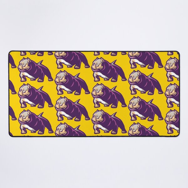 Item preview, Exotic Bully purple sports logo vector art lilac tricolor designed and sold by MBA.