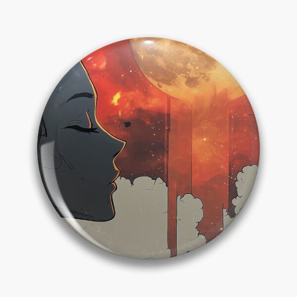 Item preview, Abstract futuristic woman art design designed and sold by Senpaiwaves.