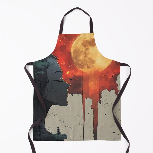 Item preview, Abstract futuristic woman art design designed and sold by Senpaiwaves.