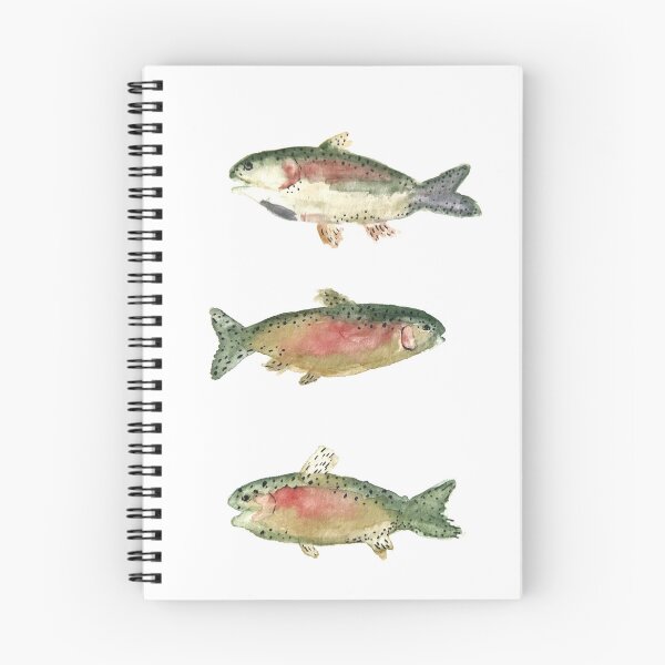 Item preview, Watercolor fish card - trout  designed and sold by Artbybrooke1.