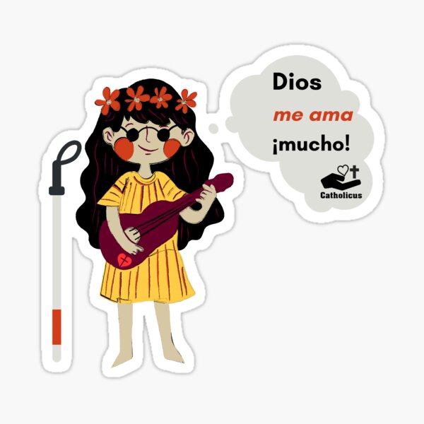 Una muchacha como yo y su ukulele Sticker