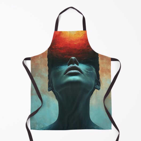 Item preview, Abstract futuristic woman art design designed and sold by Senpaiwaves.