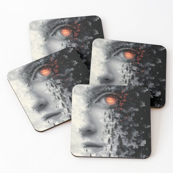 Item preview, Abstract futuristic woman art design designed and sold by Senpaiwaves.