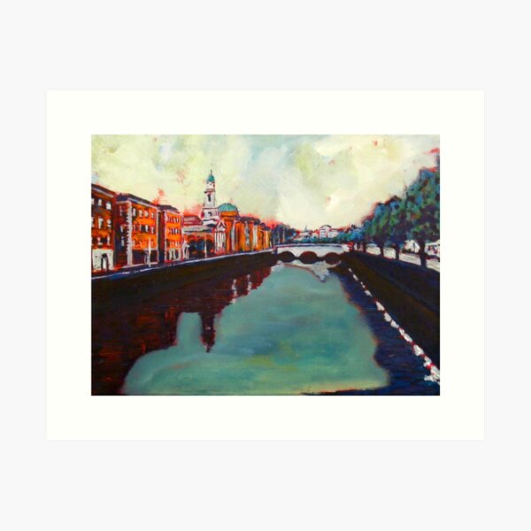 Item preview, Liffey, Arran Quay and Ushers Quay - Dublin, Ireland designed and sold by eolai.