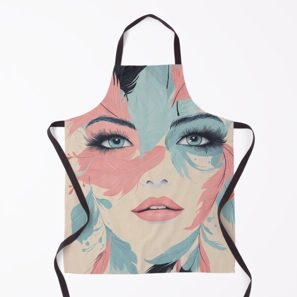 Item preview, Abstract futuristic colorful woman art design designed and sold by Senpaiwaves.