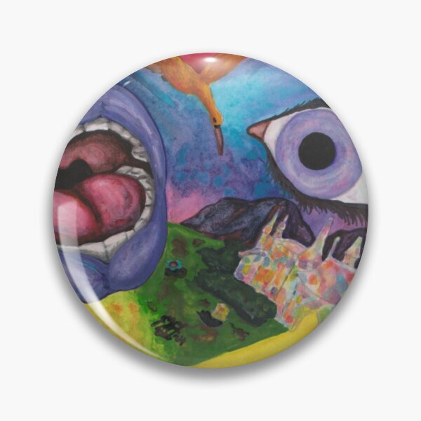 Item preview, Watercolor Fantasy Dimensions Woman Opal Surrealism Dreamworlds Castle designed and sold by Jonah Augustin Gray.