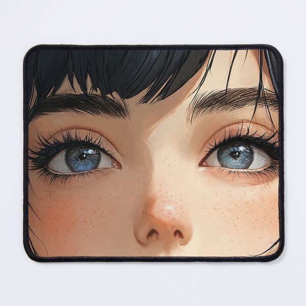 Item preview, Abstract futuristic anime woman art design designed and sold by Senpaiwaves.