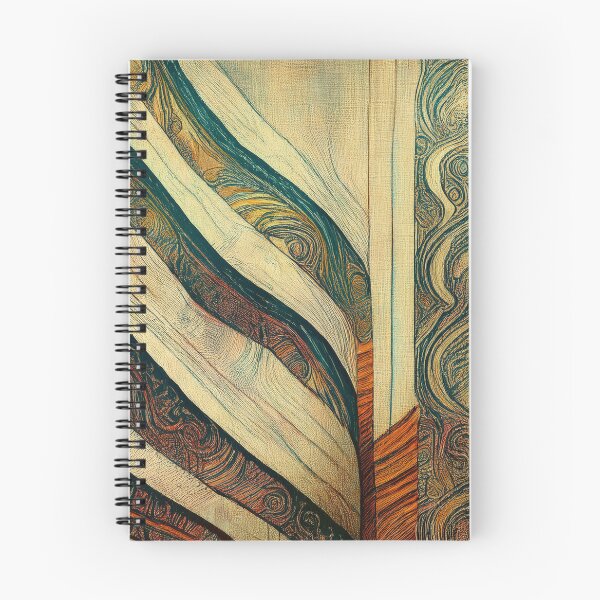 Item preview, Swirly Wave Stripes designed and sold by Heather Doucette | Nature & Abstract Art.
