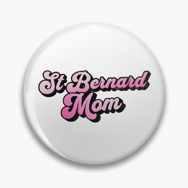 Item preview, St Bernard Mom Retro Vintage Summer Gift designed and sold by Guarddogdrive.