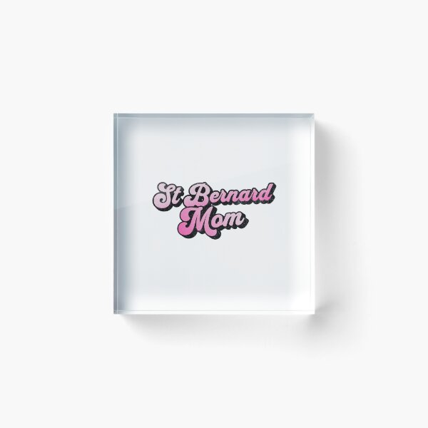 Item preview, St Bernard Mom Retro Vintage Summer Gift designed and sold by Guarddogdrive.