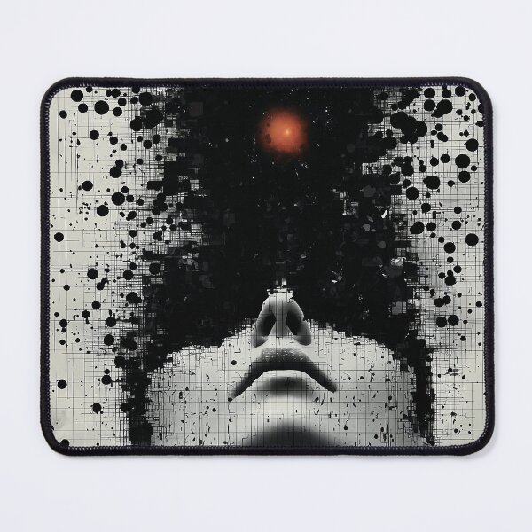 Item preview, Abstract futuristic woman art design designed and sold by Senpaiwaves.