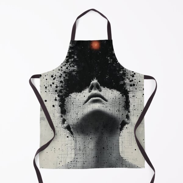 Item preview, Abstract futuristic woman art design designed and sold by Senpaiwaves.