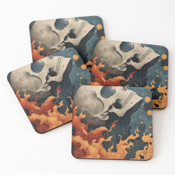 Item preview, Abstract futuristic skeleton art design designed and sold by Senpaiwaves.
