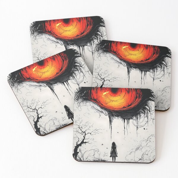Item preview, Abstract futuristic woman and eye art design designed and sold by Senpaiwaves.