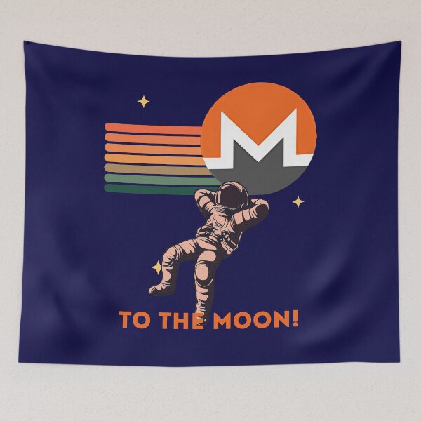 Item preview, To the Moon Monero Astronaut  designed and sold by Design-by-James.