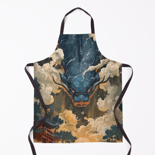 Item preview, Abstract futuristic art dragon shrine design designed and sold by Senpaiwaves.