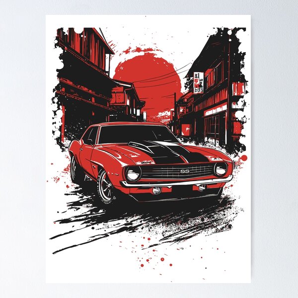 Item preview, Camaro SS '69 designed and sold by Quoteez.