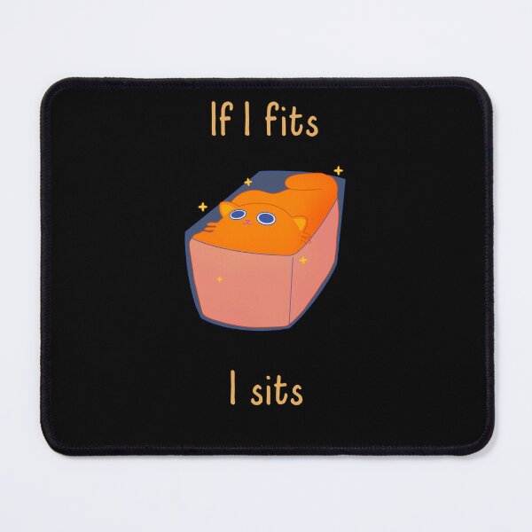 Item preview, If I fits I sits Funny Cat designed and sold by VDprinting.