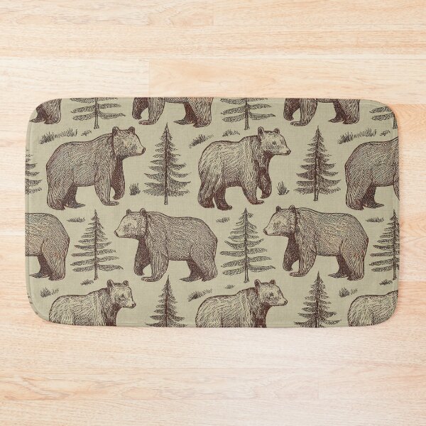 Item preview, Bears in Forest designed and sold by Heather Doucette | Nature & Abstract Art.