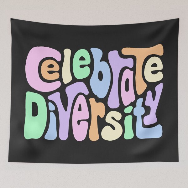 Item preview, Celebrate Diversity Word Art designed and sold by Unhinged Heather.