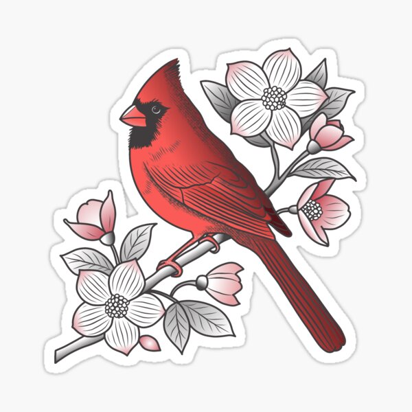 Item preview, Cardinal & Dogwood designed and sold by TMDesignStudio.