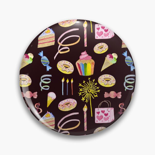 Item preview, Watercolor Birthday Celebration Hand-painted Pattern designed and sold by SvitlanaSolo.