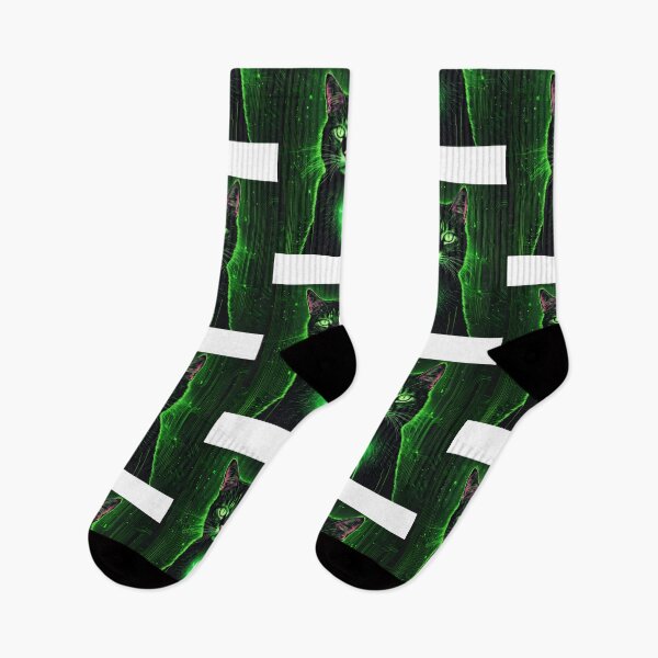 Item preview, Cyber Feline: The Digital Guardian designed and sold by muitee.