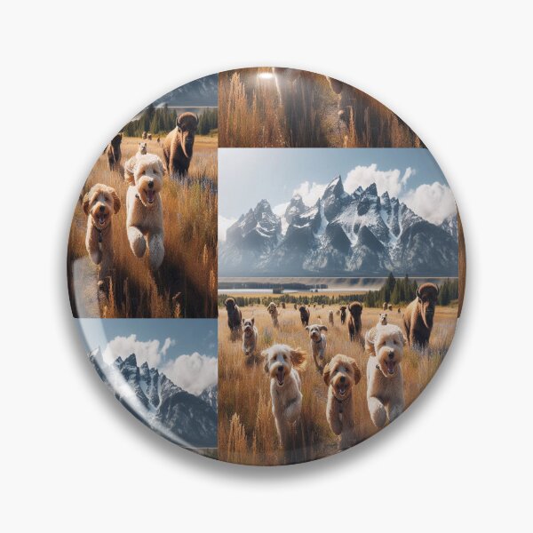Item preview, Labradoodles Bishon Frises & Buffalo designed and sold by MajesticPx.