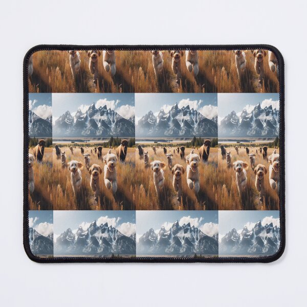 Item preview, Labradoodles Bishon Frises & Buffalo designed and sold by MajesticPx.