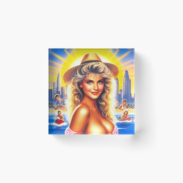 Item preview, Sexy Blonde Girl designed and sold by PulpVintage.