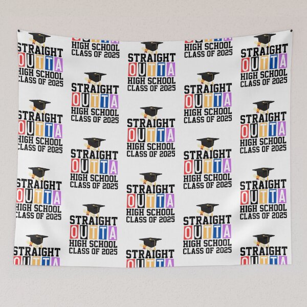 Item preview, Straight Out Of High School Senior Class of 2025 Graduation designed and sold by R&BApparel.