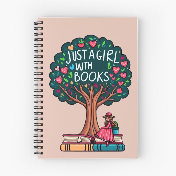Item preview, Just A Girl With Books designed and sold by Myra365Art.